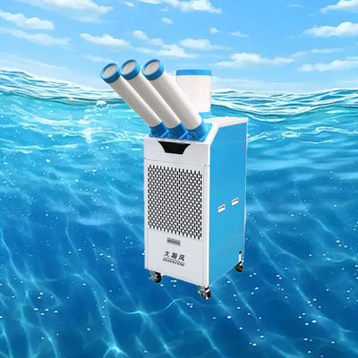 좋은 가격 확장 가능한 성능 모바일 공기 냉각기 얼음 챔버 부스터 및 보조 물 순환 포트 온라인
